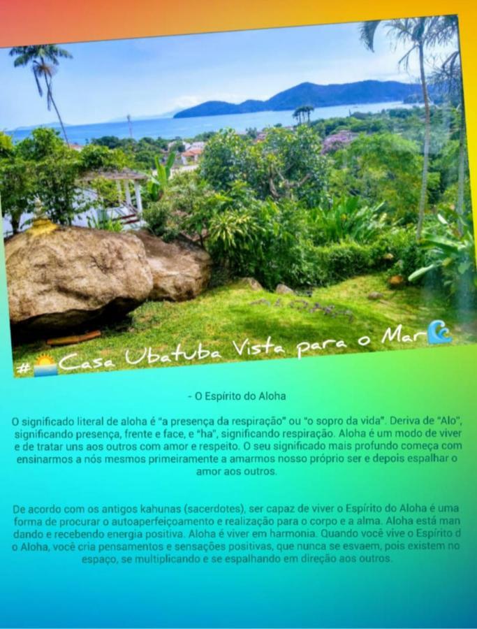 Casa Ubatuba Vista Para O Mar المظهر الخارجي الصورة